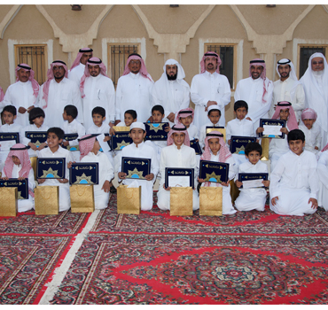 تكريم طلاب تحفيظ القرآن الكريم في بلدة رغبة